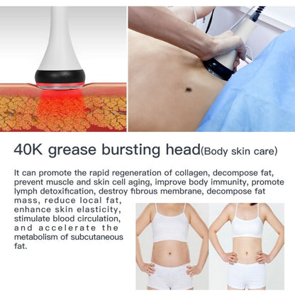 Beemyi 3 In 1 40K Ultrasonic Cavitation Body Slimming Machine RF Beauty Device, US Plug, EU Plug, UK Plug, AU Plug