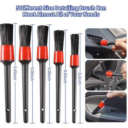 Car Wash Water Sprayer Tool Details Clean Brush Air Outlet Brush Set, 35 in 1
