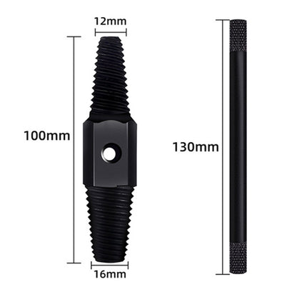 4 / 6 Points Faucet Break Screw Remover Smooth Silky Tooth Double-headed Screw Tool