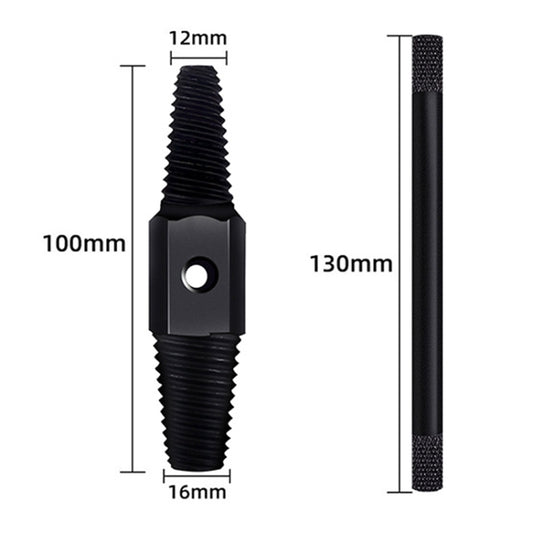 4 / 6 Points Faucet Break Screw Remover Smooth Silky Tooth Double-headed Screw Tool