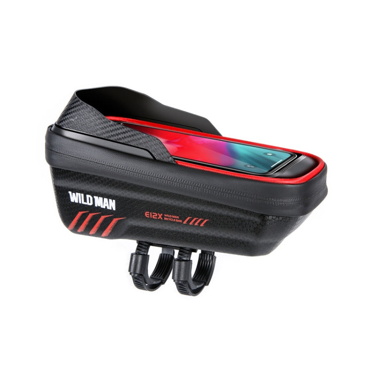 WILD MAN E12X 1L EVA Hard Shell Waterproof and Anti-fall Bicycle Bag with Touch Function
