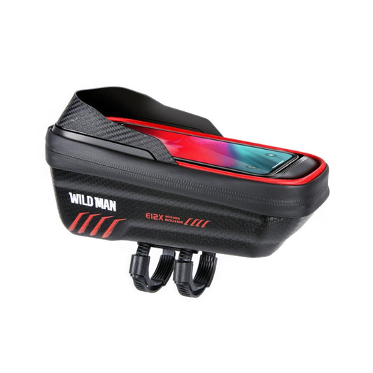 WILD MAN E12X 1L EVA Hard Shell Waterproof and Anti-fall Bicycle Bag with Touch Function