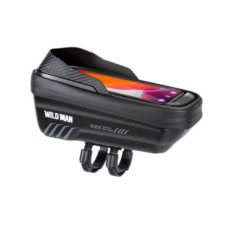 WILD MAN E12X 1L EVA Hard Shell Waterproof and Anti-fall Bicycle Bag with Touch Function