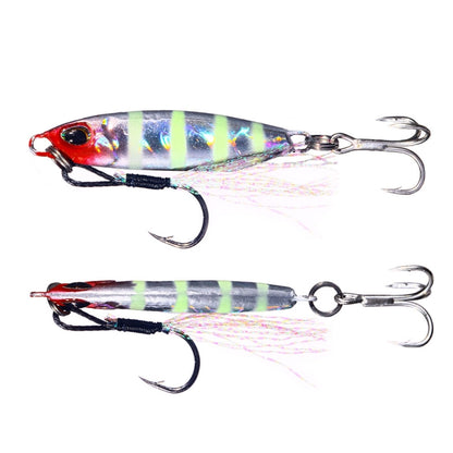2 PCS HENGJIA Shore Casting Lead Fish Long-distance Casting Sinker Double Hook Lure
