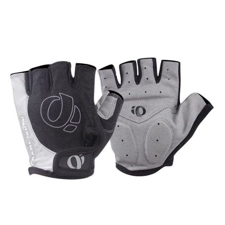 YIZIMI Anti-shock Half-finger Gloves Cycling Silicone Short Finger Gloves