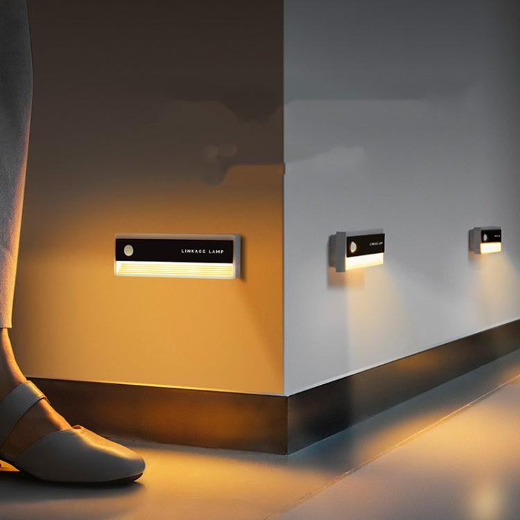 TW-L56 Linkage Human Body Induction Night Light USB Magnetic Corridor Lamp, 1PC, 3PCS