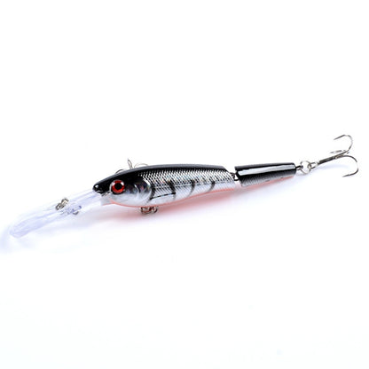 M0208 13.3cm/13.4g Lure Bionic Multi-section Mino Fake Lure Plastic Lure