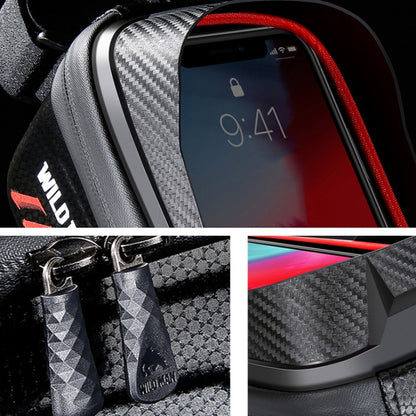 WILD MAN E12 1L EVA Hard Shell Mountain Bike Waterproof and Wear-resistant Front Beam Bag