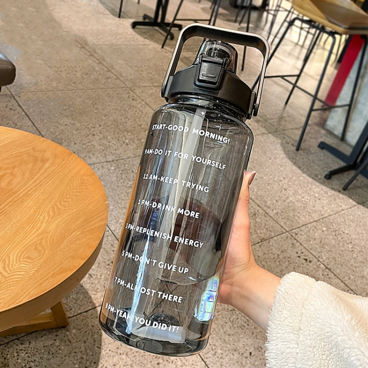GYBL4503 2000ml Large-capacity Outdoor Sports Water Bottle with Straw, Spec: