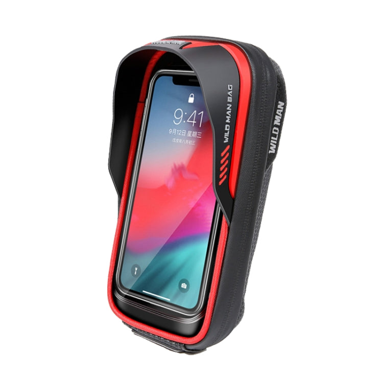 WILD MAN ES16 0.5L EVA Hard Shell Waterproof Touch Screen Bicycle Handlebar Bag