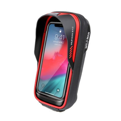 WILD MAN ES16 0.5L EVA Hard Shell Waterproof Touch Screen Bicycle Handlebar Bag