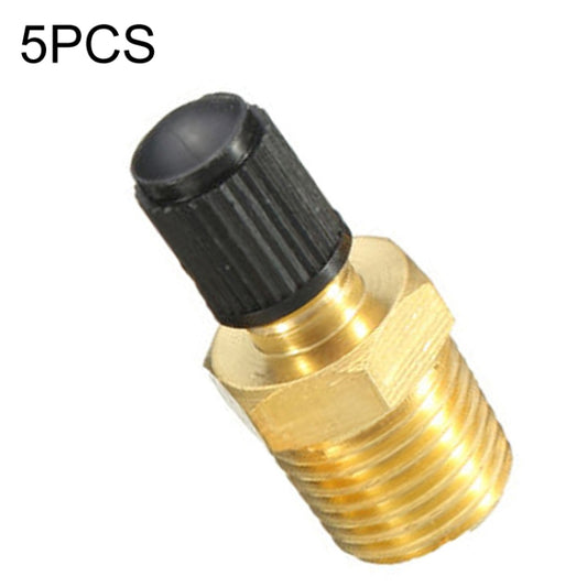 Threaded Nozzles Solid Nickel-Plated Brass Fuel Tank Filling Valve For Air Compressor, 5PCS 1/4 NPT, 5PCS 1/8 NPT, 5PCS M10