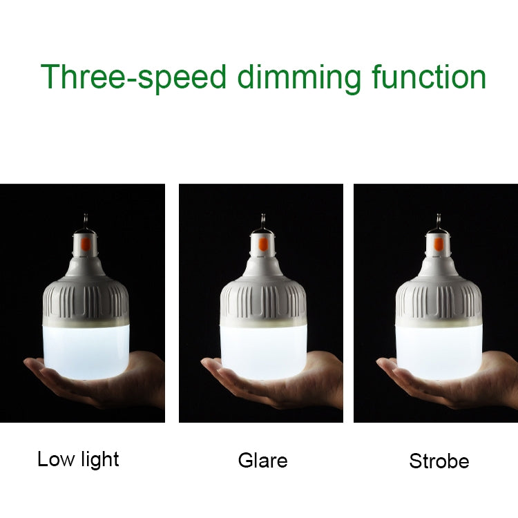 AB26 USB Charging LED Bulb Night Market Stall Lights Outdoor Camping Hanging Lamp, Power: