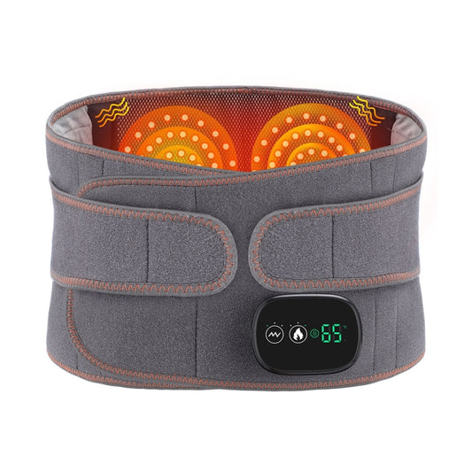 USB Charging Red Light Heating Massage Lumbar Belt Warming Waist Belt, Lumbar Belt