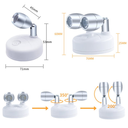 Wireless RGB Remote Control Cabinet Ambient Spotlight, C1556 Single Head 2 Lights, C1648 Single Head 2 Lights, C2755 Double Head 2 Lights, C2765 Double Head 2 Lights