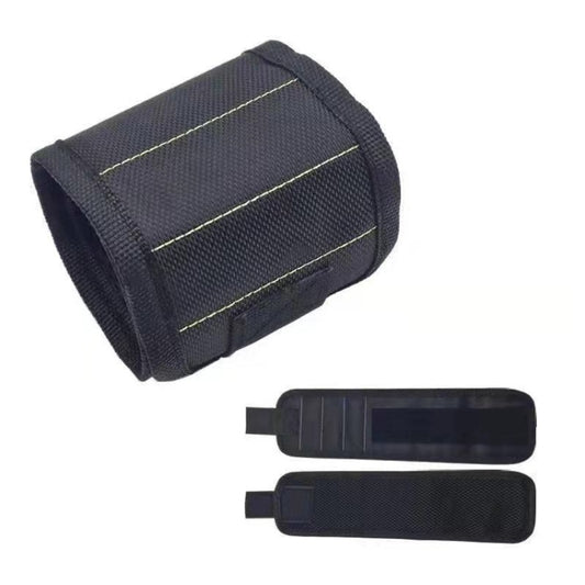 Electric Woodworking Multifunctional Powerful Magnetic Wrist Strap, Style:, Three Rows Black, Three Rows Red, Three Rows Blue, Five Rows Black, Five Rows Red, Five Rows Blue