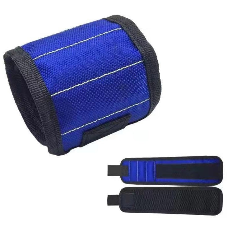 Electric Woodworking Multifunctional Powerful Magnetic Wrist Strap, Style:, Three Rows Black, Three Rows Red, Three Rows Blue, Five Rows Black, Five Rows Red, Five Rows Blue