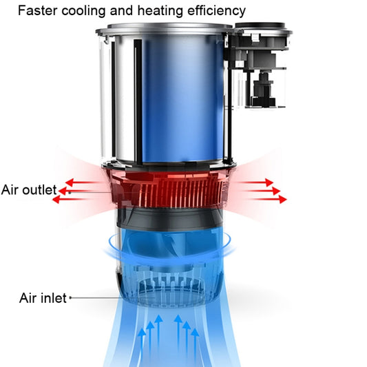 Car Digital Display Fast Cooling and Heating Cup, Style:, Generation 1 Black, Generation 3 Gray, Generation 3+EU Plug, Generation 3+EU Plug+Cup