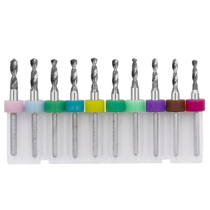 10 In 1 PCB Tungsten Steel Drill Bits Carving Miniature Drill Bits, Size:, 0.1-1mm, 0.6-1.5mm, 1.1-2mm, 1.5-2.4mm, 2.1-3.0mm