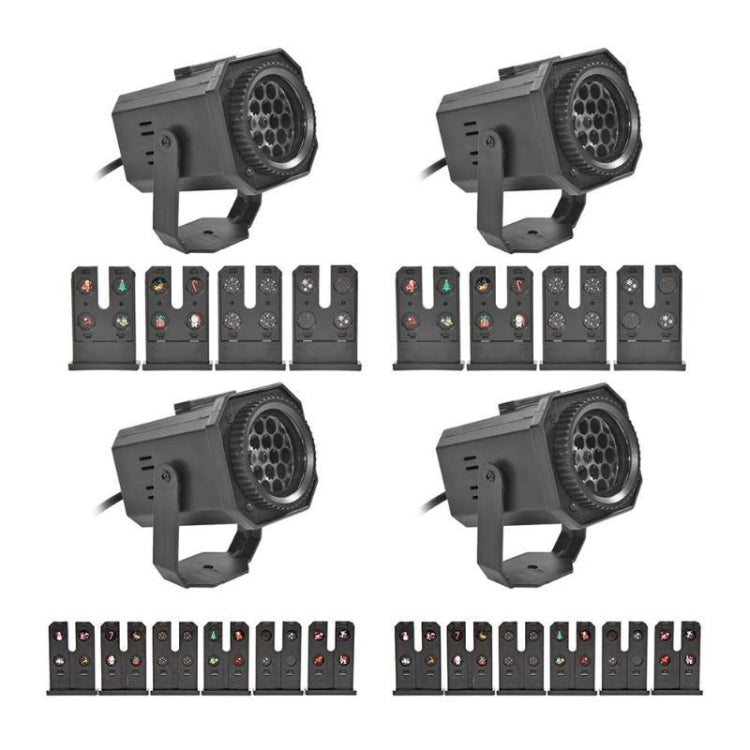 8W LED Christmas Colorful Rotating Laser Atmosphere Light Random Pattern Delivery, US Plug with 6 Cards, EU Plug with 6 Cards, UK Plug with 6 Cards, AU Plug with 6 Cards, US Plug with 4 Cards, EU Plug with 4 Cards, UK Plug with 4 Cards�����������������...