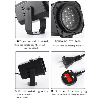 8W LED Christmas Colorful Rotating Laser Atmosphere Light Random Pattern Delivery, US Plug with 6 Cards, EU Plug with 6 Cards, UK Plug with 6 Cards, AU Plug with 6 Cards, US Plug with 4 Cards, EU Plug with 4 Cards, UK Plug with 4 Cards�����������������...