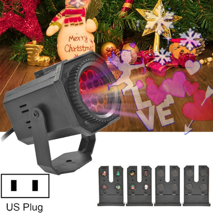 8W LED Christmas Colorful Rotating Laser Atmosphere Light Random Pattern Delivery, US Plug with 6 Cards, EU Plug with 6 Cards, UK Plug with 6 Cards, AU Plug with 6 Cards, US Plug with 4 Cards, EU Plug with 4 Cards, UK Plug with 4 Cards�����������������...