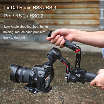 مثبت بمقبض من سبائك الألومنيوم بزاوية قابلة للتعديل لـ DJI Ronin RS3 Pro، لـ DJI Ronin RS3 Pro
