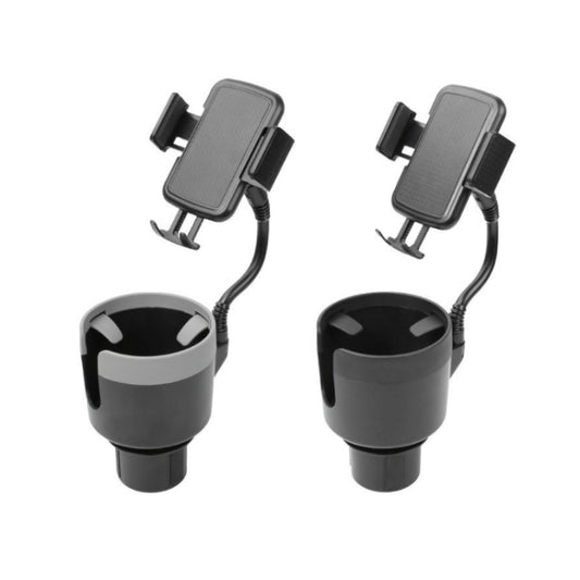 2 in 1 Multifunctional Car Cup Holder Extra Large Mobile Phone Holder