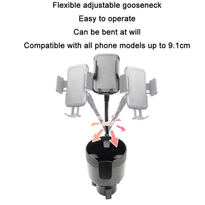 2 in 1 Multifunctional Car Cup Holder Extra Large Mobile Phone Holder