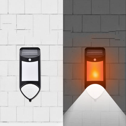 X-A18 59 LED Solar LED Flame Human Sensor Lights Garden Lights