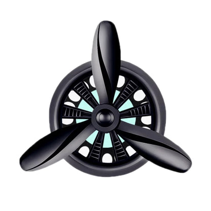 Car Air Outlet Perfume Aromatherapy Swivel Fan, Black Without Light, Silver Without Light, Red Without Light
