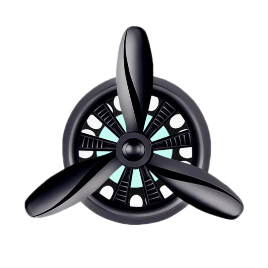 Car Air Outlet Perfume Aromatherapy Swivel Fan, Black Without Light, Silver Without Light, Red Without Light