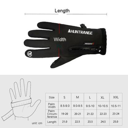 HUNTRANGE A022 Outdoor Waterproof Touch Screen Riding Keep Warm Gloves
