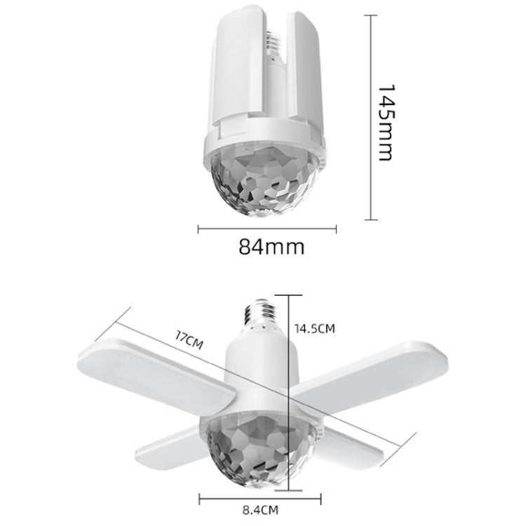 LY-002 24W Mini Bluetooth RGB Light Effect Foldable Music Light, Magic Light, Starry Light