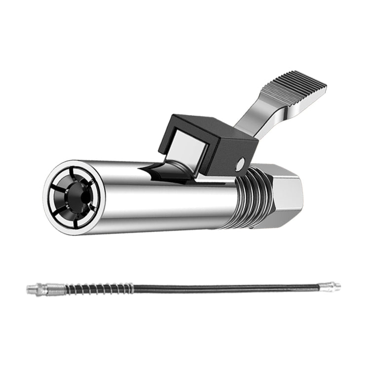 PC002 Lock Clamp Type High Pressure Grease Nozzle, Style:, Butter Mouth, Butter Mouth+30cm Hose, Butter Mouth+30cm Hose+3 Heads, Butter Mouth+40cm Hose, Butter Mouth+40cm Hose+3 Heads, Butter Mouth+60cm Hose, Butter Mouth+60cm Hose+3 Heads�������������...