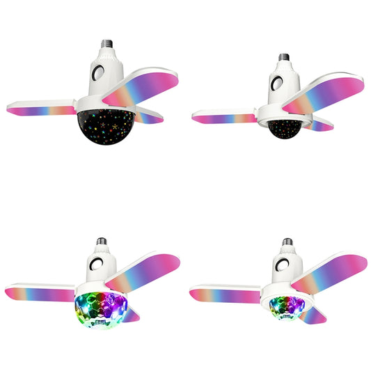 ZSCPH-001 40W Multifunctional Bluetooth RGB Colorful Three-Leaf Music Atmosphere Light, Size:, L (Star), S (Star), L (Magic Ball), S (Magic Ball)