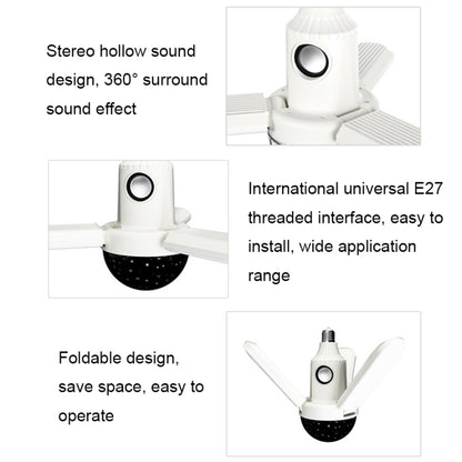 ZSCPH-001 40W Multifunctional Bluetooth RGB Colorful Three-Leaf Music Atmosphere Light, Size:, L (Star), S (Star), L (Magic Ball), S (Magic Ball)