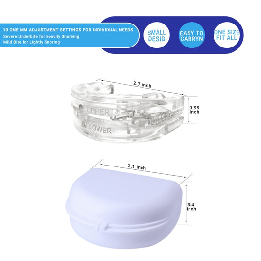 Dental Tray Adjustable Bite Sleep Aid Anti-Snoring Teeth Whitening Sports Braces, Dental Tray