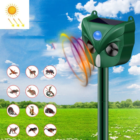 RC546 Outdoor Smart Solar Animal Ultrasonic Repellers, RC546