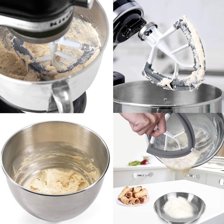KA-5A For Kitchenaid Tilt-Head Mixers 4.5-5QT Flex Edge Beater With Flexible Silicone Edges, KA-5A