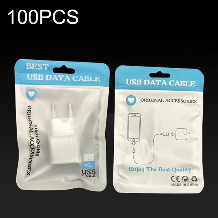 100PCS XC-0014 USB Data Cable Packaging Bags Pearl Light Ziplock Bag, Size:, 9x16cm (Blue), 9x16cm (Light Green), 9x16cm (Red), 9x16cm (Gold), 9x16cm (Black), 10.5x15cm (Blue), 10.5x15cm (Light Green), 10.5x15cm (Red), 10.5x15cm (Gold), 10.5x15cm (Blac...