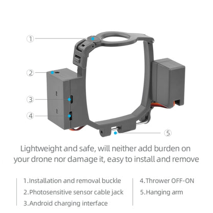 لـ DJI Mavic 2 Pro وZoom Airdrop System، قاذف الطائرات بدون طيار، لـ DJI Mavic 2 Pro وZoom
