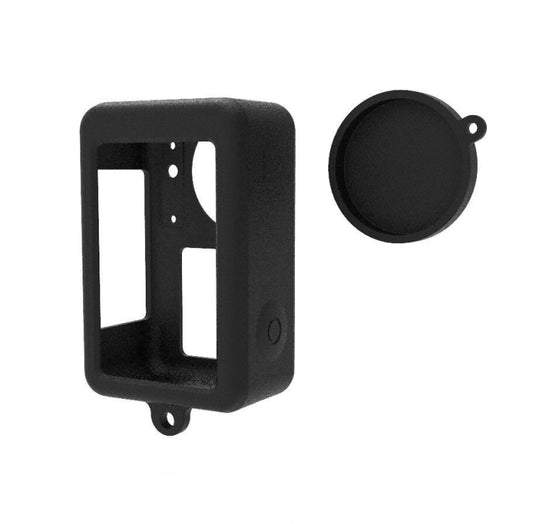 غطاء حماية سيليكون لعدسة DJI Osmo Action 3، سيليكون (أسود)، سيليكون (أحمر)، سيليكون (أزرق)