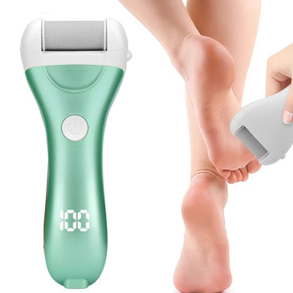 Electric Foot Grinder Digital Display USB Pedicure Peeling, Pink, Gold, Green