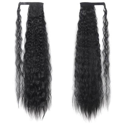 MST8568 Invisible Adhesive Bandage Wigs Corn Perm Long Ponytail Wigs, 1, 1BMBUG, 2, 4, 4H27, 4M30, 6H613, 12, 12H24, 18H613, 24m613, 27H613, 60, 99j, 1001A