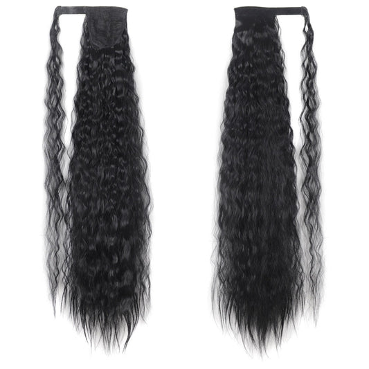 MST8568 Invisible Adhesive Bandage Wigs Corn Perm Long Ponytail Wigs, 1, 1BMBUG, 2, 4, 4H27, 4M30, 6H613, 12, 12H24, 18H613, 24m613, 27H613, 60, 99j, 1001A
