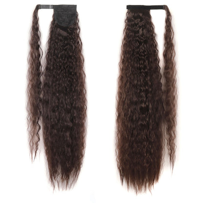 MST8568 Invisible Adhesive Bandage Wigs Corn Perm Long Ponytail Wigs, 1, 1BMBUG, 2, 4, 4H27, 4M30, 6H613, 12, 12H24, 18H613, 24m613, 27H613, 60, 99j, 1001A