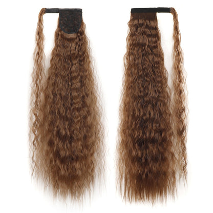 MST8568 Invisible Adhesive Bandage Wigs Corn Perm Long Ponytail Wigs, 1, 1BMBUG, 2, 4, 4H27, 4M30, 6H613, 12, 12H24, 18H613, 24m613, 27H613, 60, 99j, 1001A