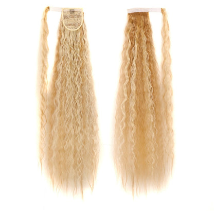 MST8568 Invisible Adhesive Bandage Wigs Corn Perm Long Ponytail Wigs, 1, 1BMBUG, 2, 4, 4H27, 4M30, 6H613, 12, 12H24, 18H613, 24m613, 27H613, 60, 99j, 1001A