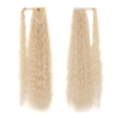 MST8568 Invisible Adhesive Bandage Wigs Corn Perm Long Ponytail Wigs, 1, 1BMBUG, 2, 4, 4H27, 4M30, 6H613, 12, 12H24, 18H613, 24m613, 27H613, 60, 99j, 1001A